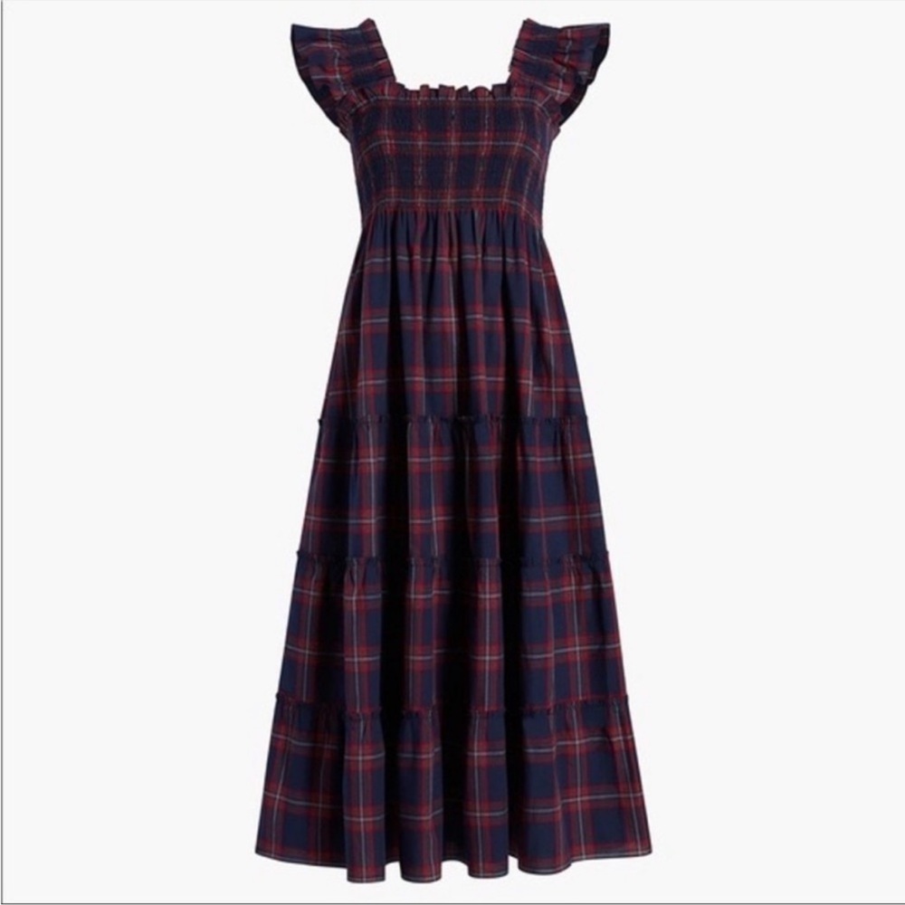 Hill House Nap Dress XS Tartan SOLD OUT RARE ELLIE
